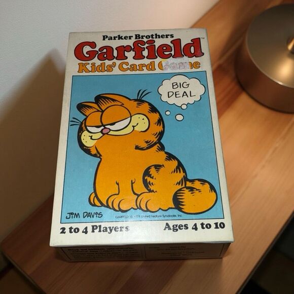 Vintage Parker Brothers Garfield Kids Card Game Complete - Picture 1 of 11